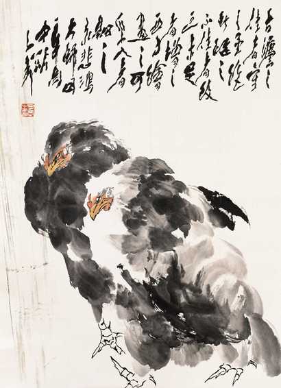 王子武 双吉图 镜心